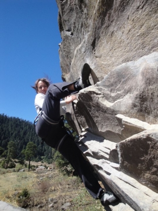 Aprendiendo escalada